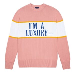 Gyles & George "I'm A Luxury" Wool Sweater Princess Diana